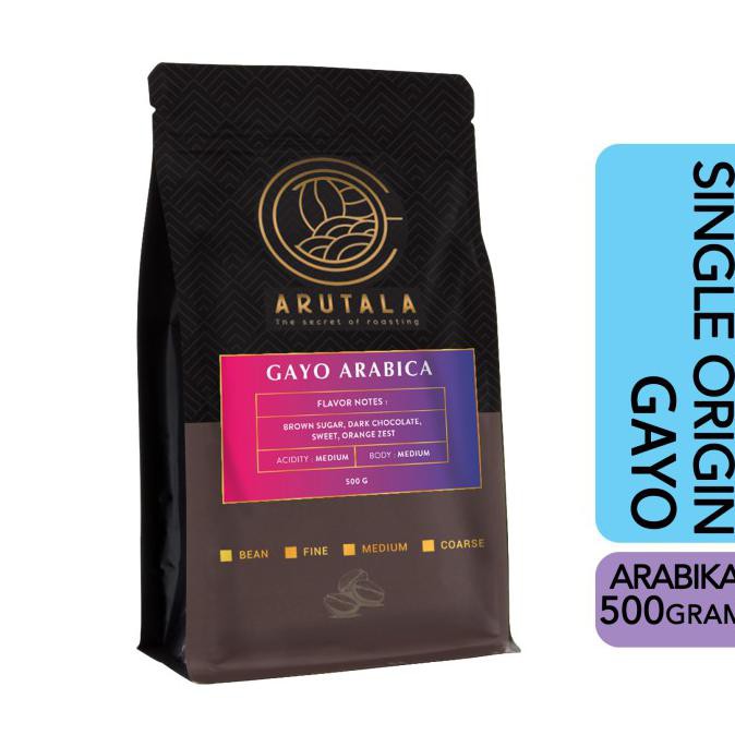 

Big Sale ARUTALA Kopi Gayo Takengon Arabika Arabica Coffee 500 Gram - Giling Kasar Diskon