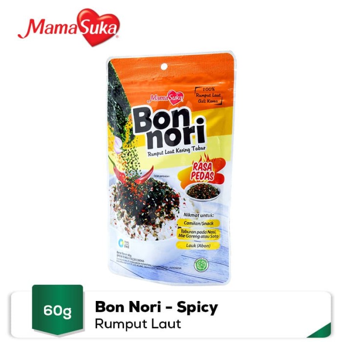 

INSTANT-CAMILAN- MAMASUKA BON NORI - SPICY 60 GR -CAMILAN-INSTANT.