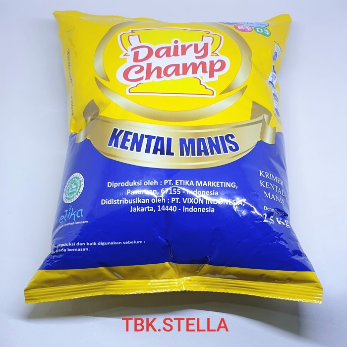 

(BISA COD) SUSU KENTAL MANIS DAIRY CHAMP 2.5 KG