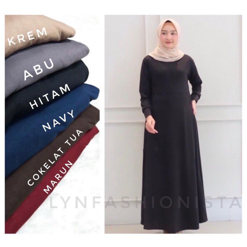 LYNFASHIONISTA-MANSET GAMIS KAOS SPANDEK RAYON TEBAL ADEM/H01