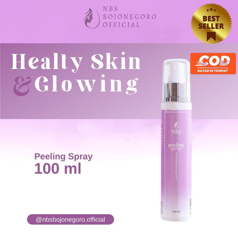 NBS Peeling Spray Perawatan Badan Bodycare Scrub Tubuh Aman Halal BPOM