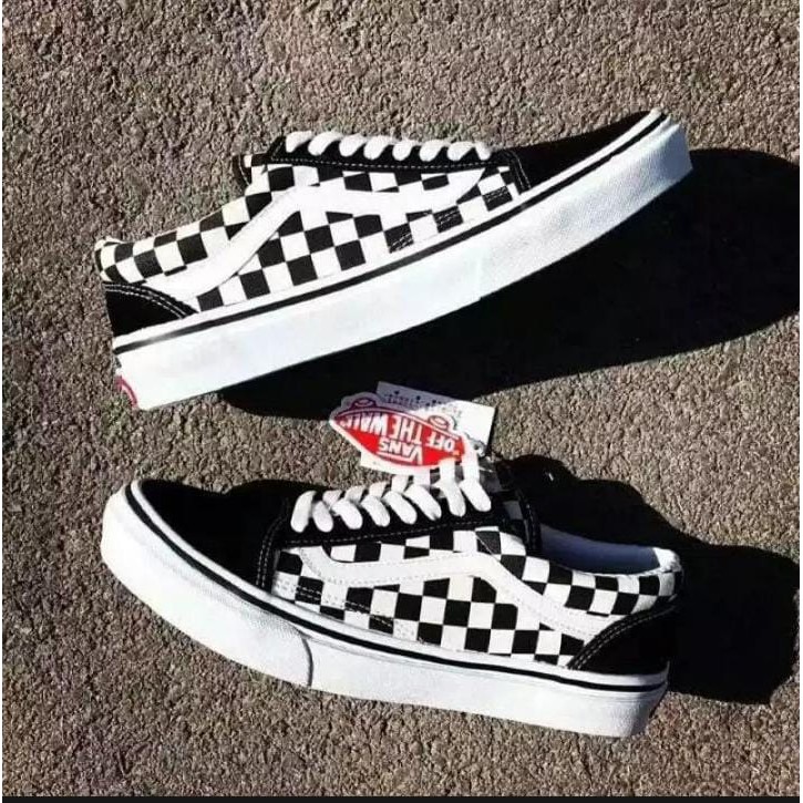 Sepatu Vans catur pria dan wanita sepatu sneakers grade ORI