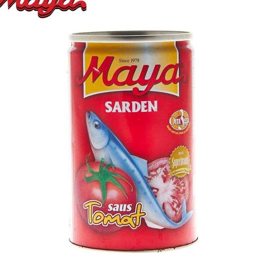 

Hemat Banget--Maya Sarden Tomato Sauce 425 gr