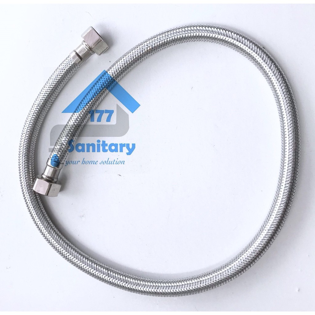 Selang Fleksibel Anyaman 80 Cm Stainless 304 Murah AG- Flexible Hoses anyam 80cm Selang Wastafel Closet