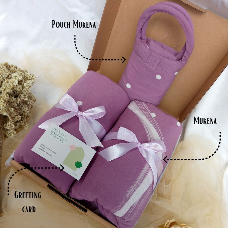Hampers Mukena | Hampers Lebaran | Hampers Idul Fitri | Mukena Rayon Premium | Mukena pastel