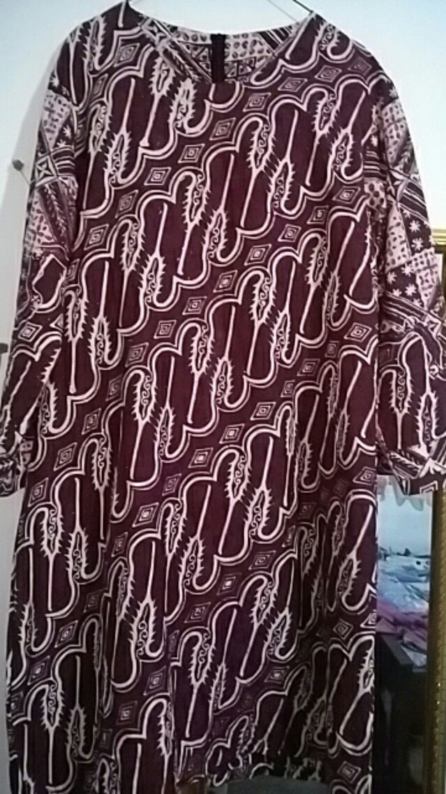 Ready Stok Tunik Batik Cap Hand Made S M L Xl