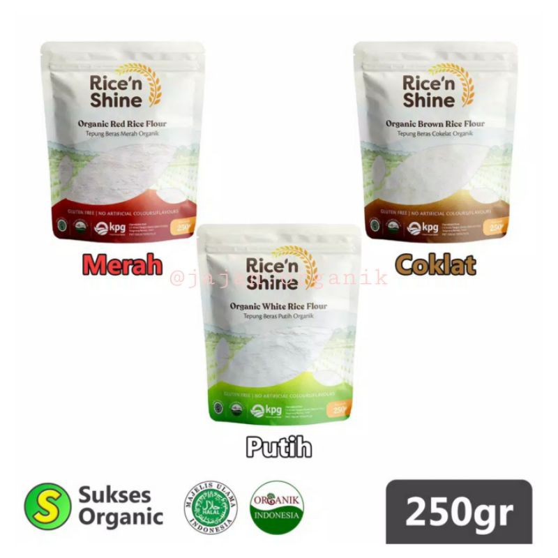 Tepung Beras Organik Rice N Shine