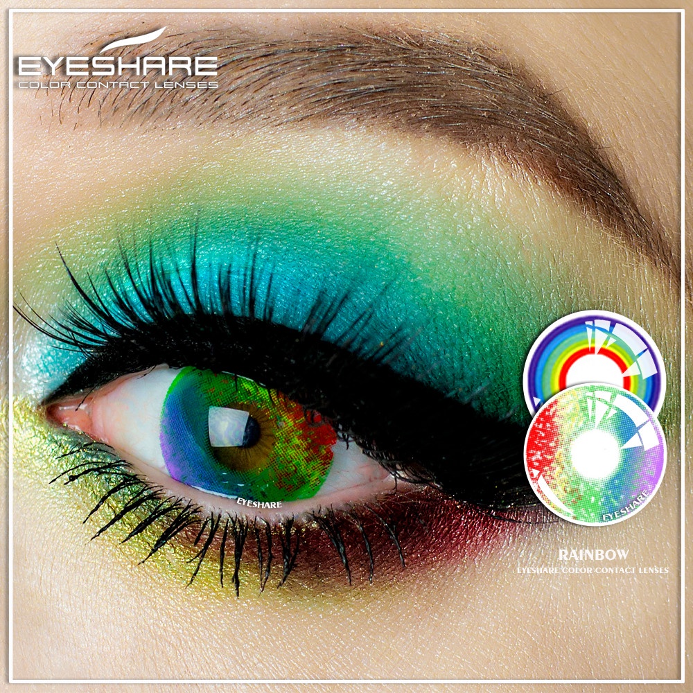 [✅COD] Softlens Mata Normal Softlens Cosplay Karakter Warna Sepasang lensa kontak berwarna softlen big eyes Halloween soflens