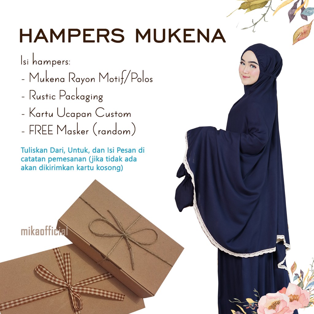 

HAMPERS MUKENA RAYON | HAMPERS LEBARAN | GIFT MUKENA LEBARAN