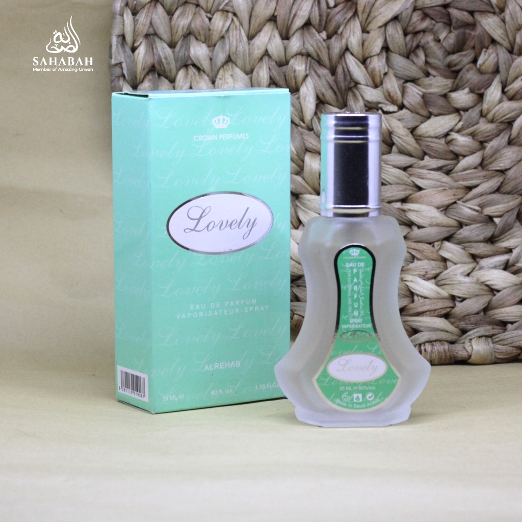 PARFUM AL REHAB LOVELY / LOVELY BOTOL SPRAY AL REHAB / LOVELY  AL REHAB ORIGINAL /AL REHAB BOTOL SPR