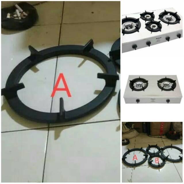 Tatakan Rinnai 2 RSP  4 RSP - Tungku Tataan Kompor Gas Rinnai 2 Rsp Dan 4Rsp Original