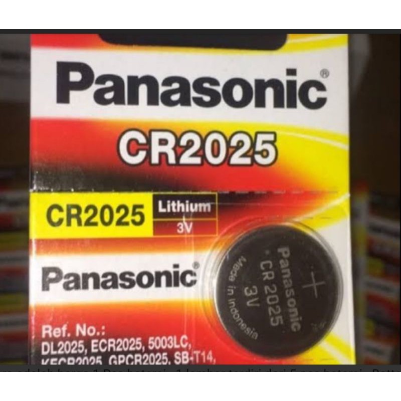 BATERAI PANASONIC CR 2025