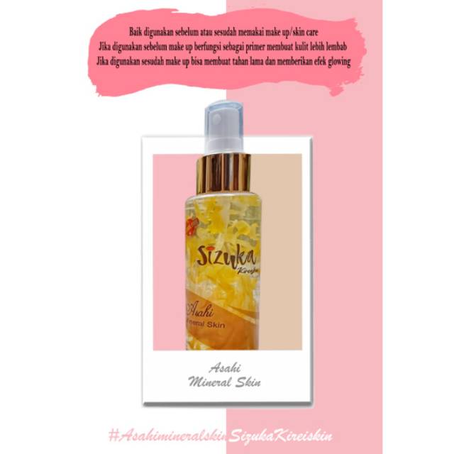 {BISA COD} TONER/MINERAL SKIN (Asahi) SIZUKA KIREISKIN BPOM