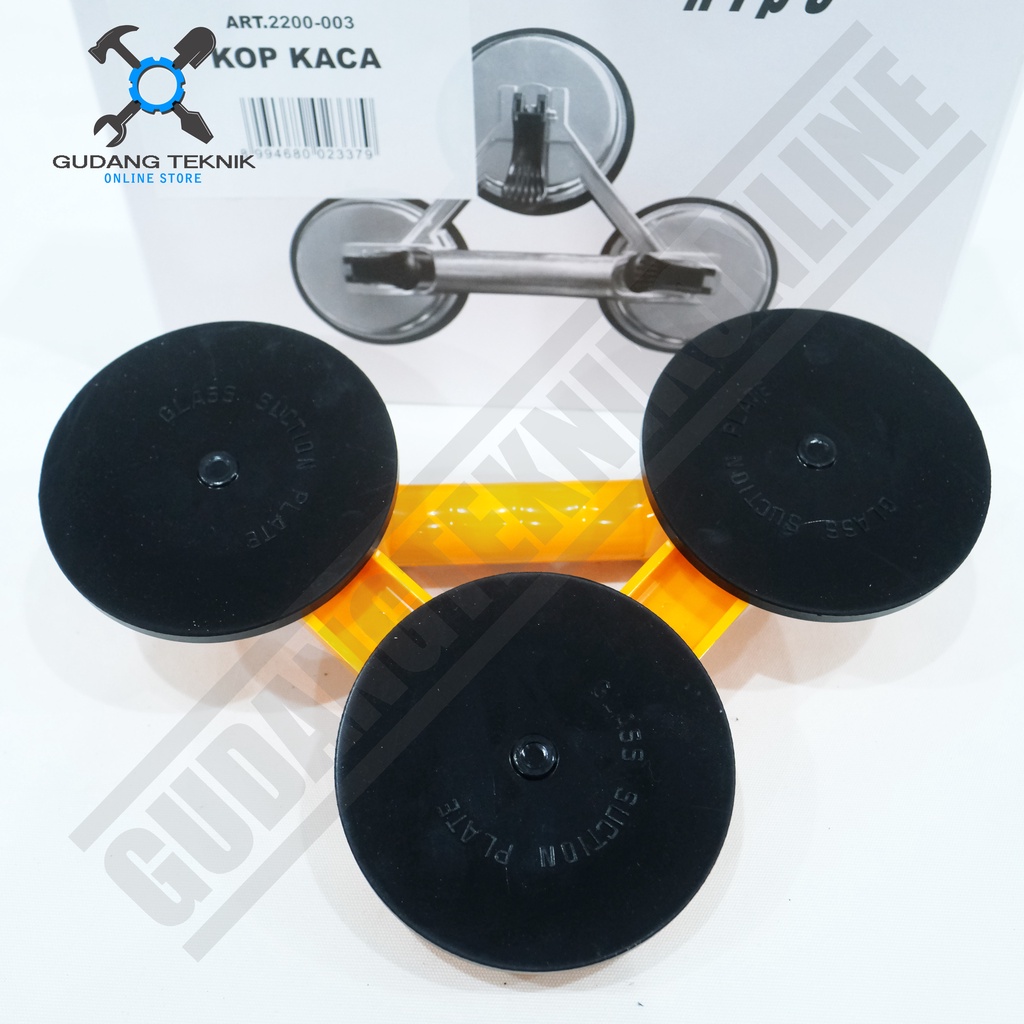 Kop Kaca Kaki 2 3 PVC HASSTON PROHEX / Alat Pengangkat Angkat Kaca Kaki Dua Tiga - Glass Suction Plates HASSTON