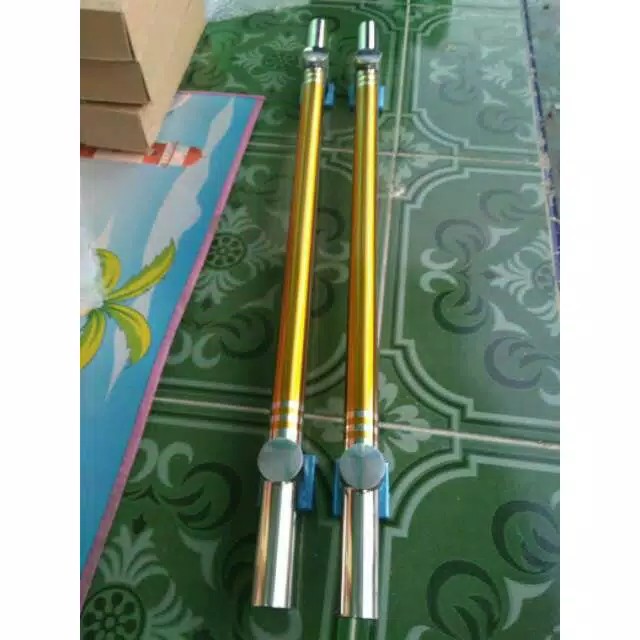 Handle pintu rumah panjang 150cm / gagang pintu STENLIS 15 METER brass