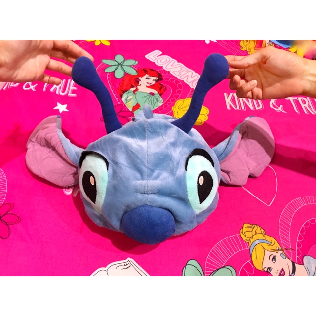 TOPI STITCH HAT PLUSH ORIGINAL DISNEYLAND RESORT PRELOVED VERY GOOD CONDITION
