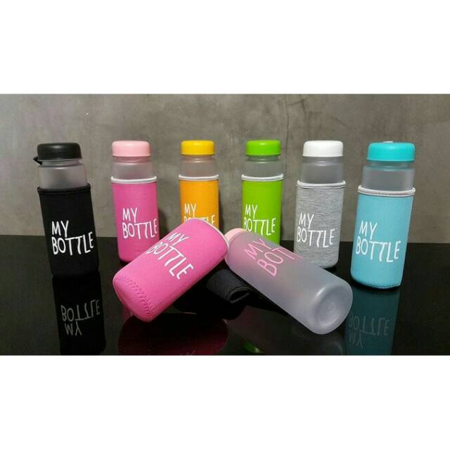 My bottle Doff + Pouch / Botol air minum plastik Top Quality