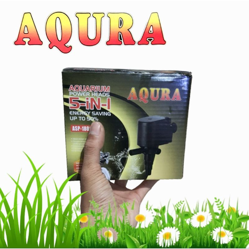 pompa celup air aquarium aqura asp 1800 power head 1800 aqura