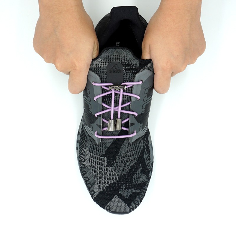 Tali Sepatu IMOF Original Lavender Lock Lace Elastic Premium Quality