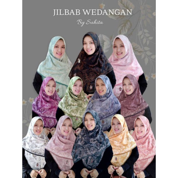 jilbab Suhita Wedangan/Suhita by Khilma anis