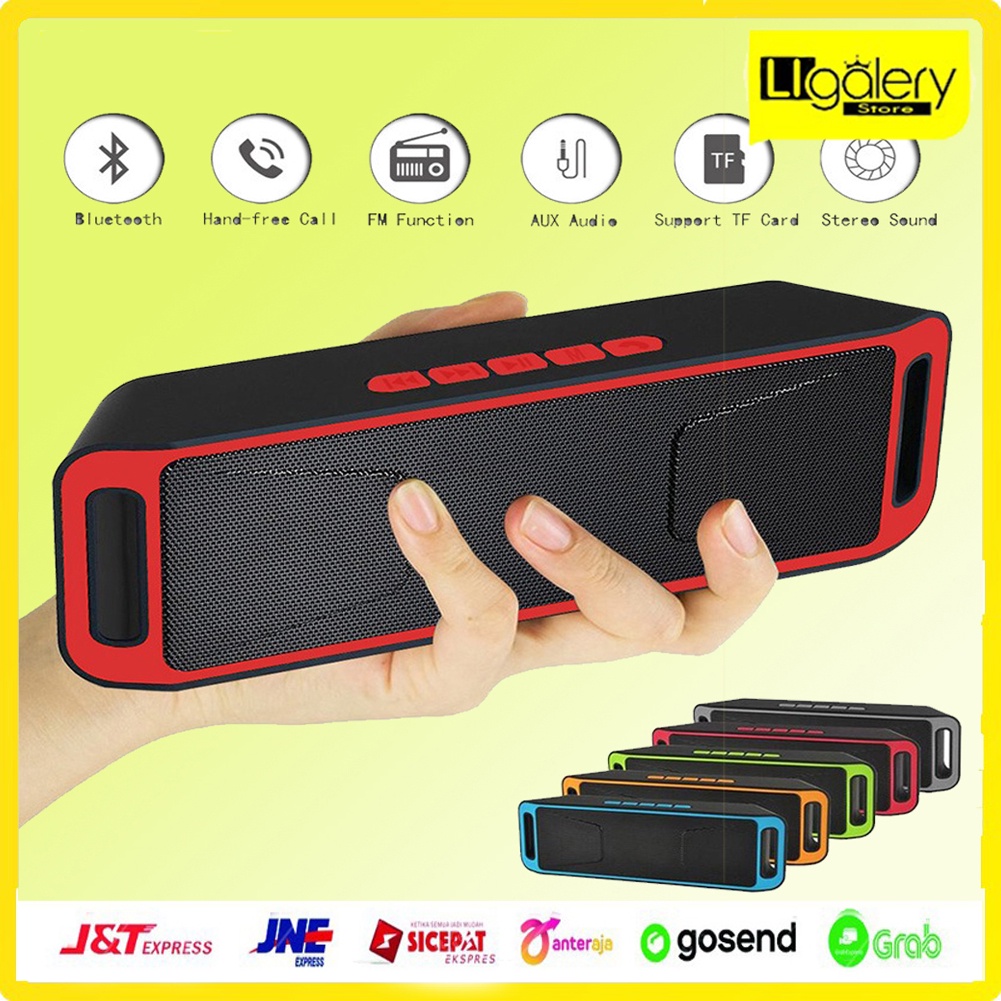 Speaker Bluetooth Megabass Stereo A2DP S208 Speaker Stereo Megabass