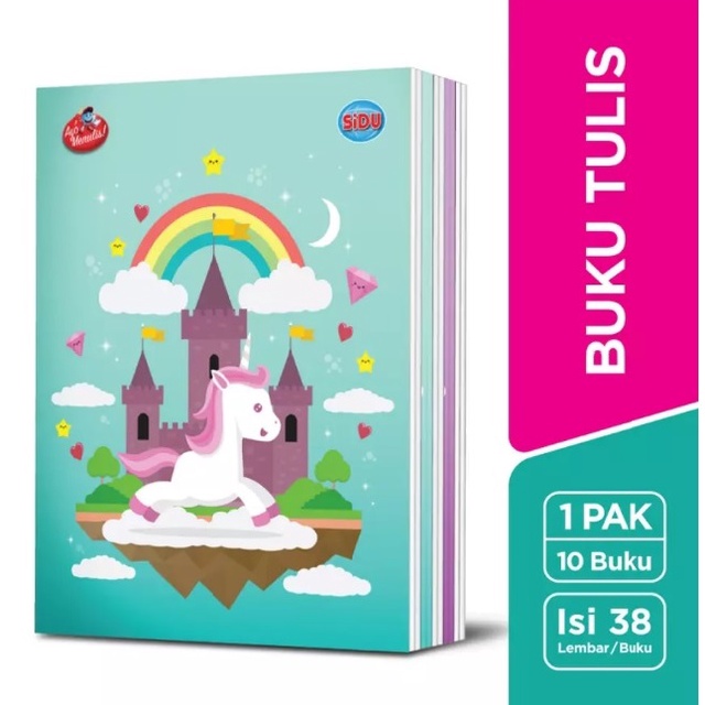 

Buku Tulis SIDU isi 38 Lembar 1 Pack Murah