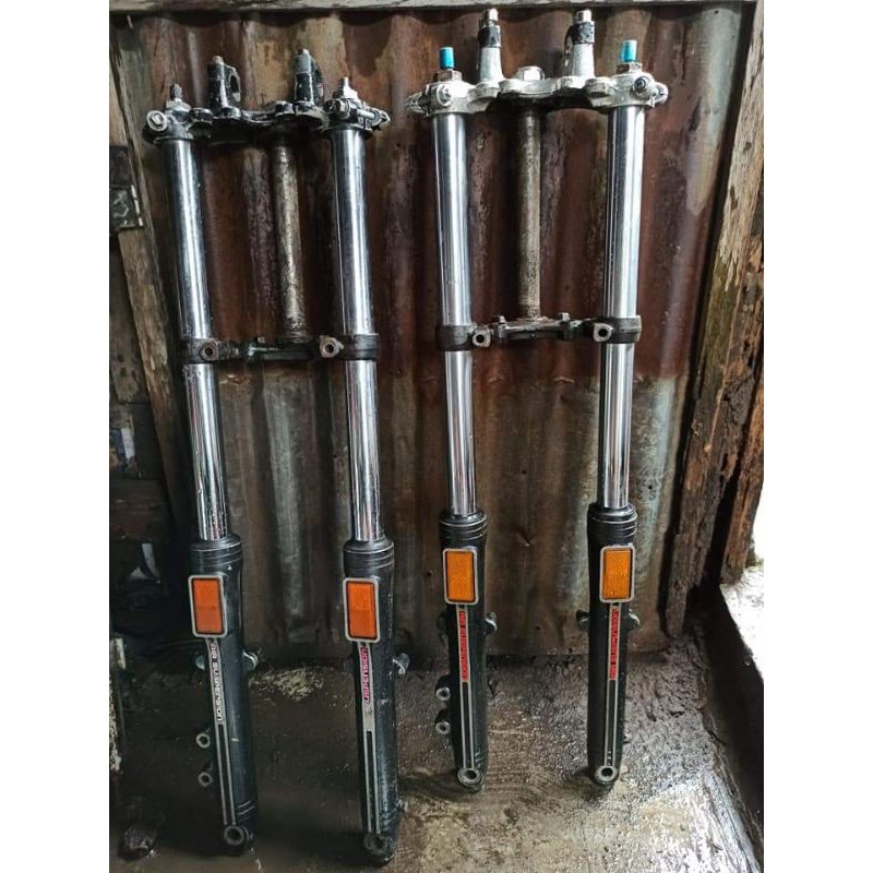 SKOK DEPAN GL PRO MAX ORI SHOCK SHOCKBREAKER KOMPLIT SEGITIGA wong mlaten21 wm21 nganjuk pnp megapro