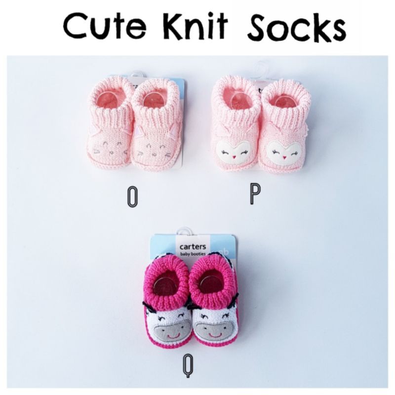Kaos Kaki Rajut Bayi Baby Cute Knit Socks