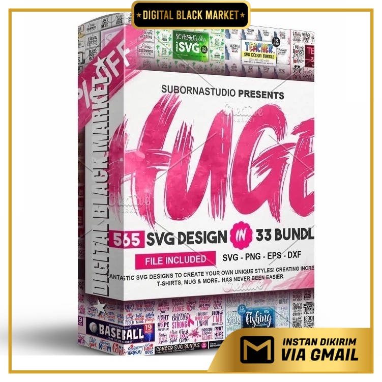 565 Design The Huge 33 Bundles - Vector Designs