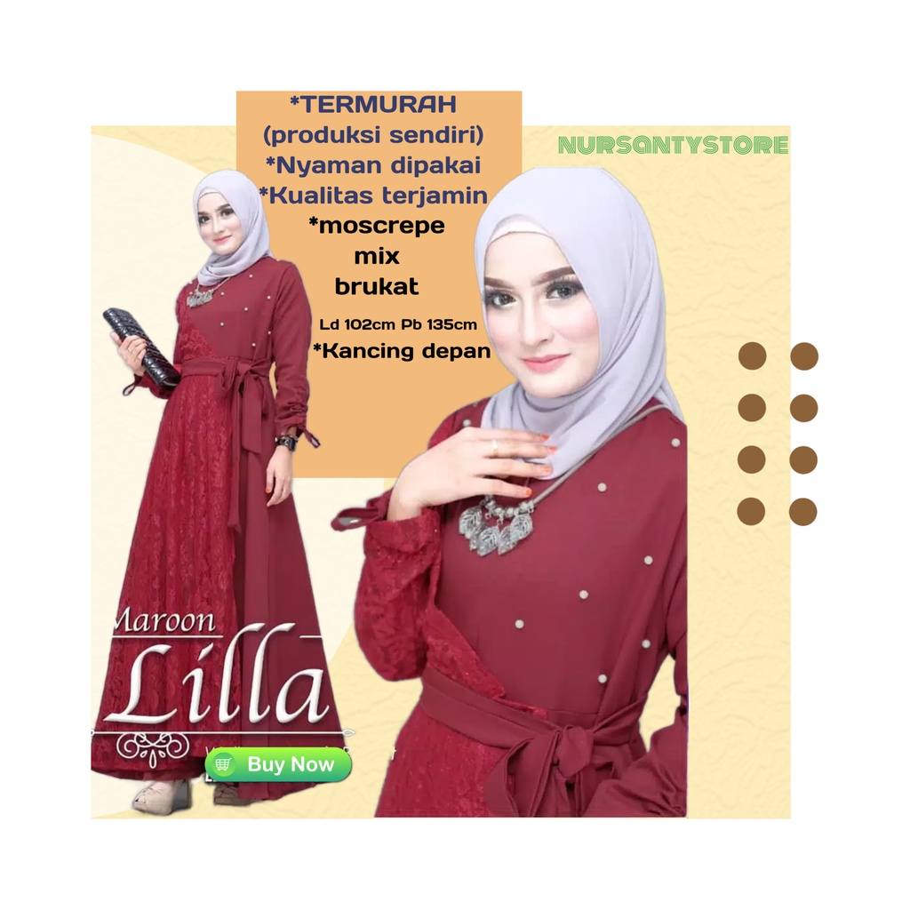 Baju pakaian gamis dress dres abaya fashion drees jubah muslim muslimah remaja ibu emak2 perempuan c