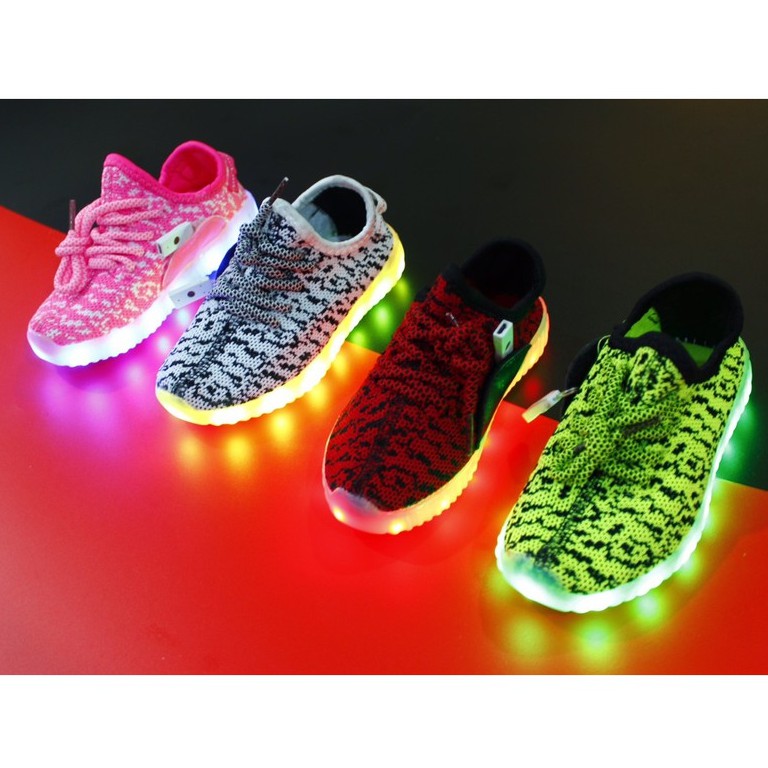 Sepatu Led + Charging Anak | sepatu USB charging Led