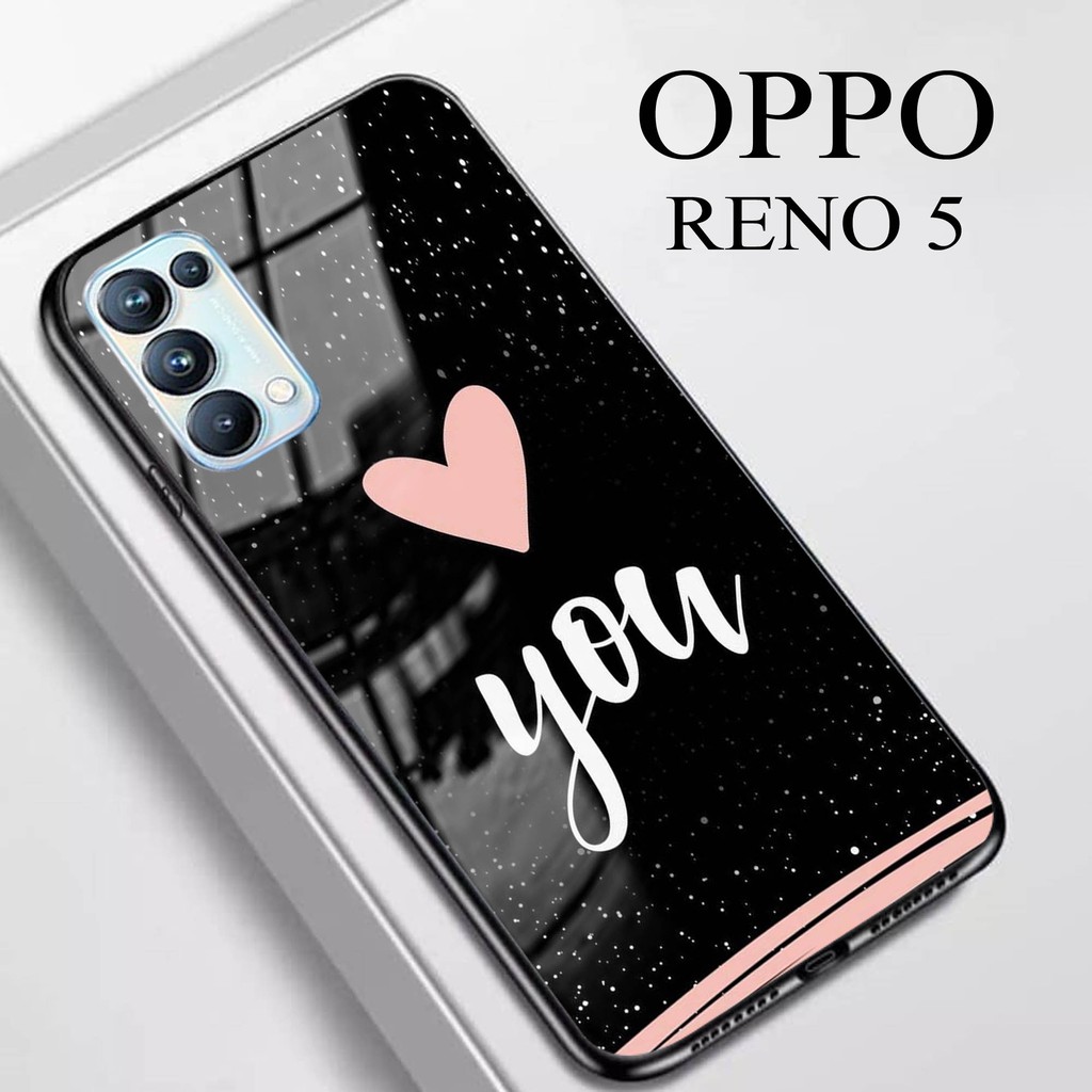 [S52] SOFTCASE KACA OPPO RENO 5 (SoftCase Glass Kaca)  OPPO RENO 5 (Casing Hanphone)