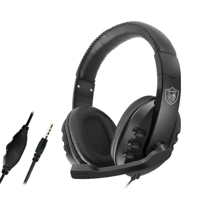 Headphone Gaming Super Bass Headset With Mic Support PC GM-002