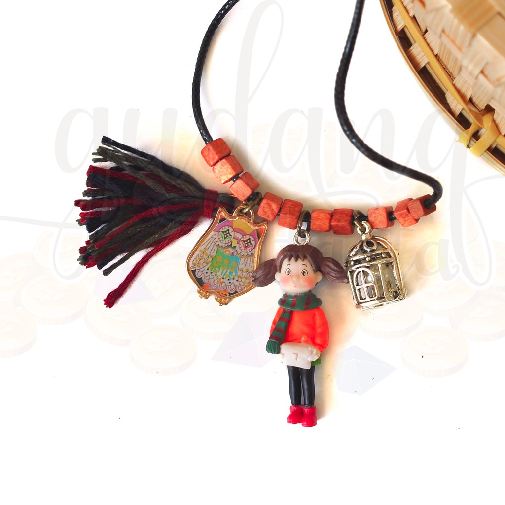 Kalung Girl and Owl Lucu Unik GH 204187