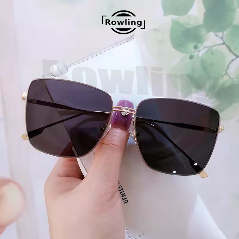 (Rowling) Sunglasses  Kacamata Hitam Titanium  frame Women Sunglasses New Arrival Import Kacamata Fashion