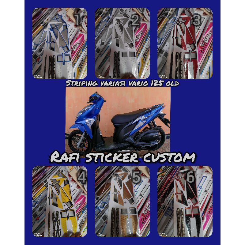 striping variasi vario 125 old