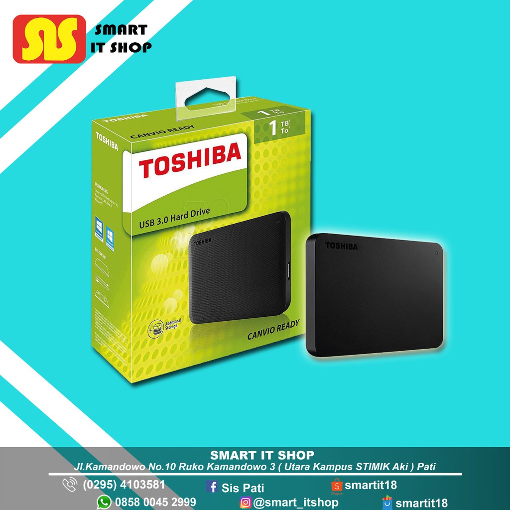 HARDISK EKSTERNAL TOSHIBA CANVIO 1 TB