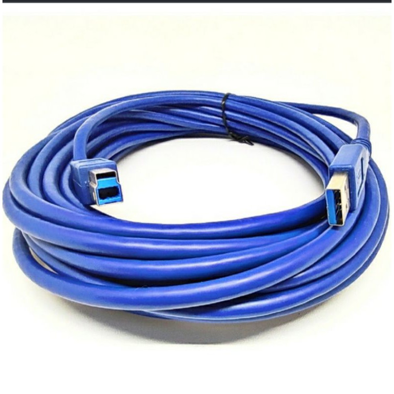 SKU-1206 KABEL USB PRINTER 5M VERSI 3.0 AM BM USB 3.0 PRINTER  USB 3.0