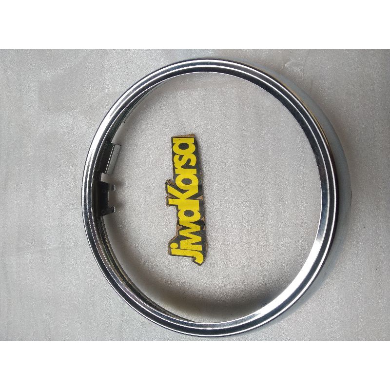 Ring cicin lampu bulat headlamp replektor depan honda cb125 twin cd125 twin gl100 gl125 st50 ss1 nos