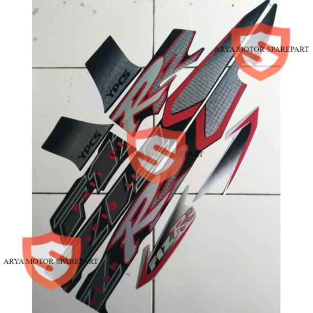 Stiker striping yamaha f1zr 2003 hitam