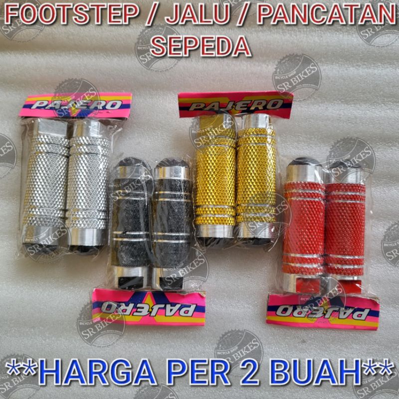 Jalu Foot Step Pijakan Kaki Sepeda BMX Mini Lipat MTB Minion. ALLOY