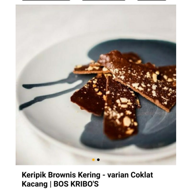 

KERIPIK BROWNIES KERING-VARIAN COKLAT KACANG/BOS KRIBOS'S