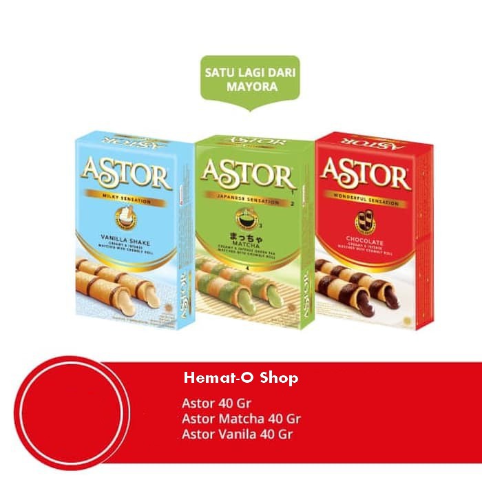 

ASTOR Mini Best Selling 40gr ( 3 varian rasa ) ORIGINAL Halal Astor MAtcha