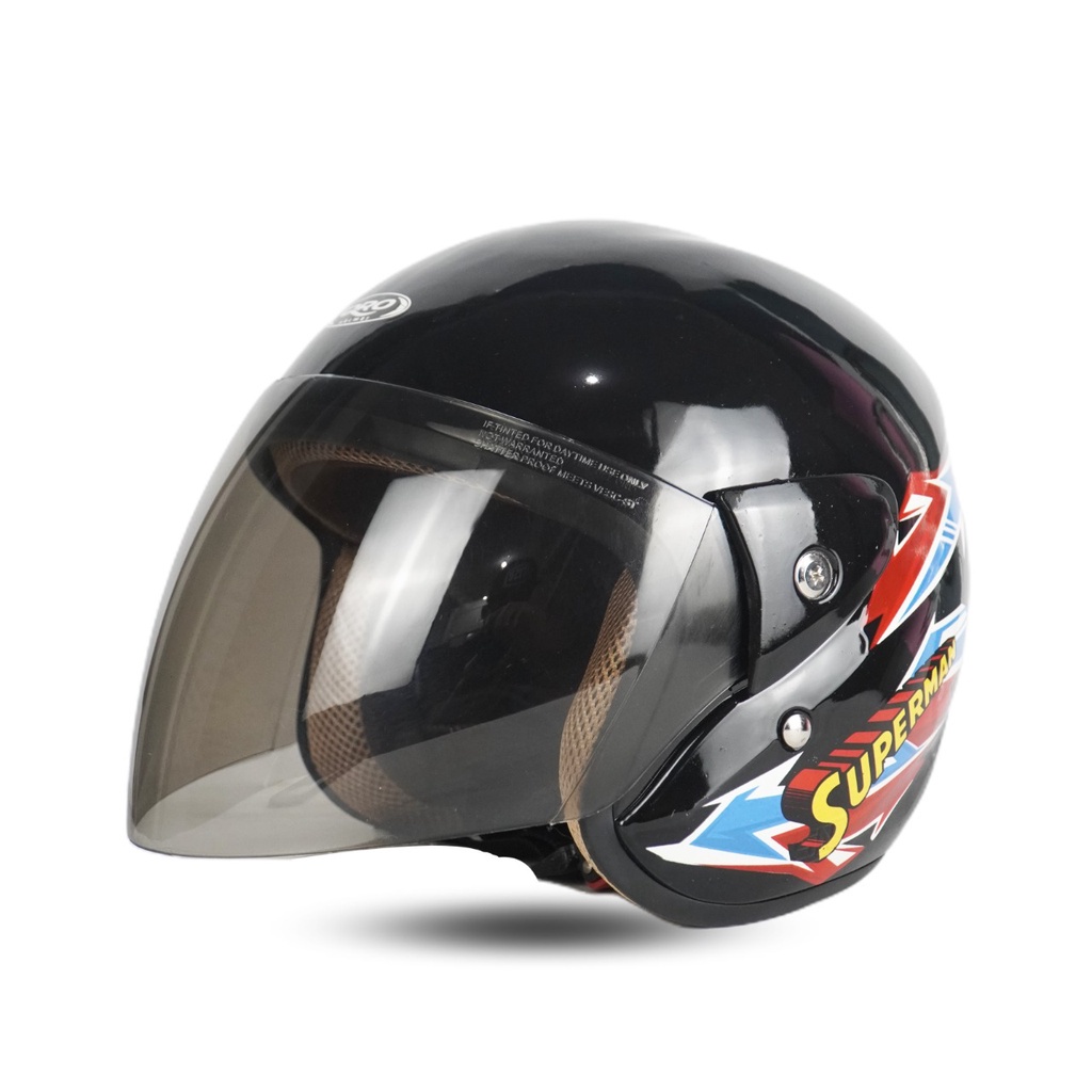 Helm Bogo Anak Pria Wanita Motif Kartun SNI