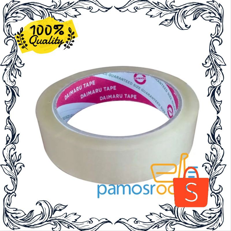 

Termurah Promo Lakban daimaru tape /isolais /solatp ( 1 inch ) Termurah