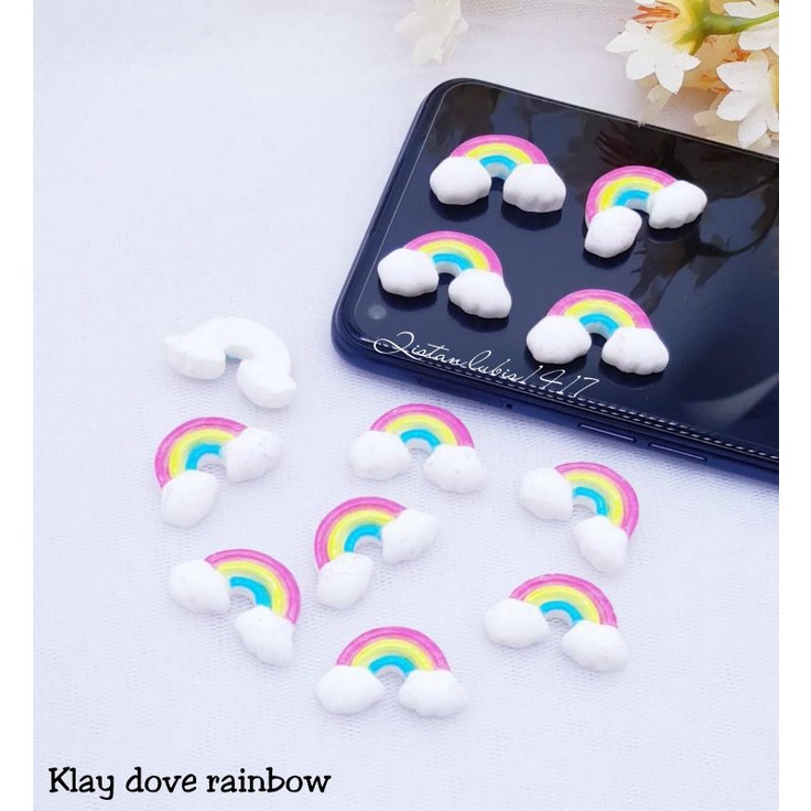 Clay dove rainbow