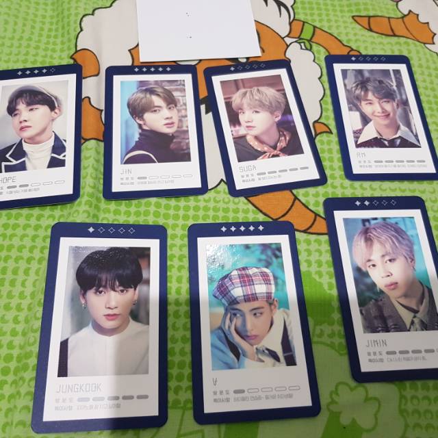 BTS 5th Muster 2019 Guestbook Photocard / Pc Official Jhope / Suga