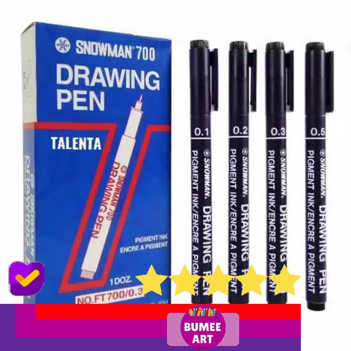 

Pendrawing- High Quality Pulpen Drawing Pen Snowman Grosir Premium -Drawing-Pen.