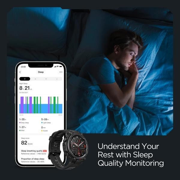 Amazfit T-Rex Pro Military Grade Smartwatch GPS SpO2