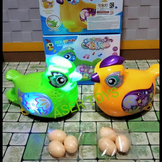Mainan Ayam Bertelur Burung Telor Telur Bertelur Ayam
